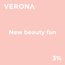 New Beauty Fan 3%