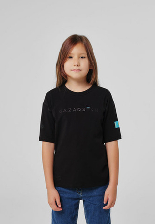 Футболка детская QAZAQSTAN BLACK