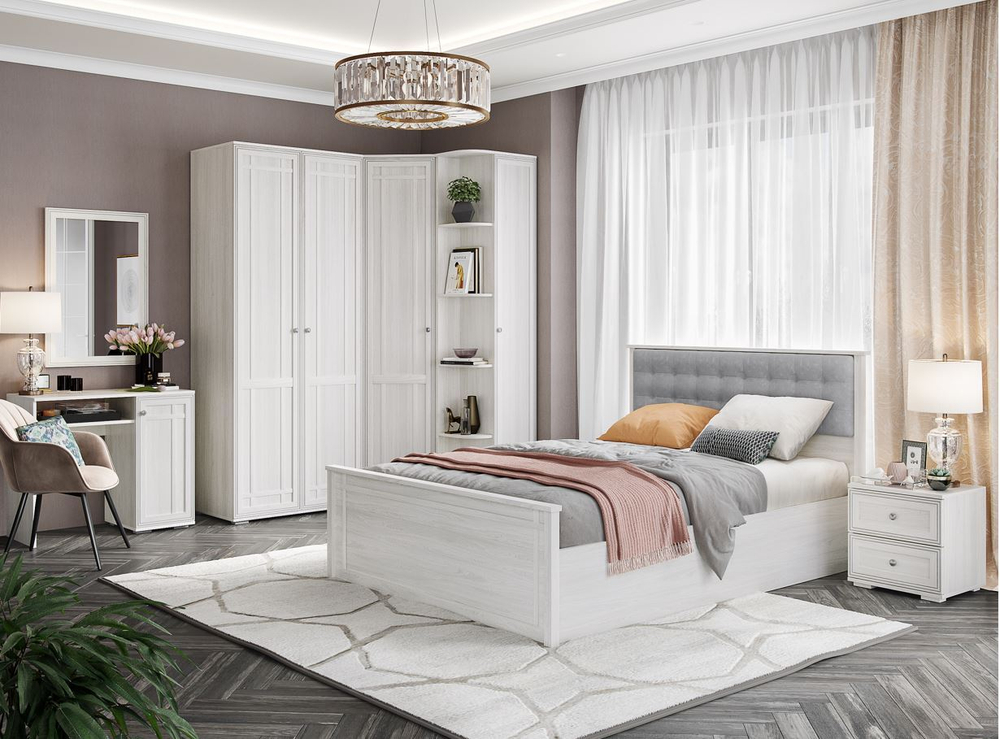 Комод классический РК-20 Ричард, Ясень анкор светлый