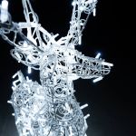 Светодиодная фигура "Олень" ажурный каркас