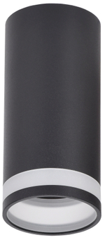 Светильник 4005 накладной потолочный под лампу GU10 черный IEK