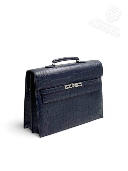 Портфель Hermes из кожи крокодила