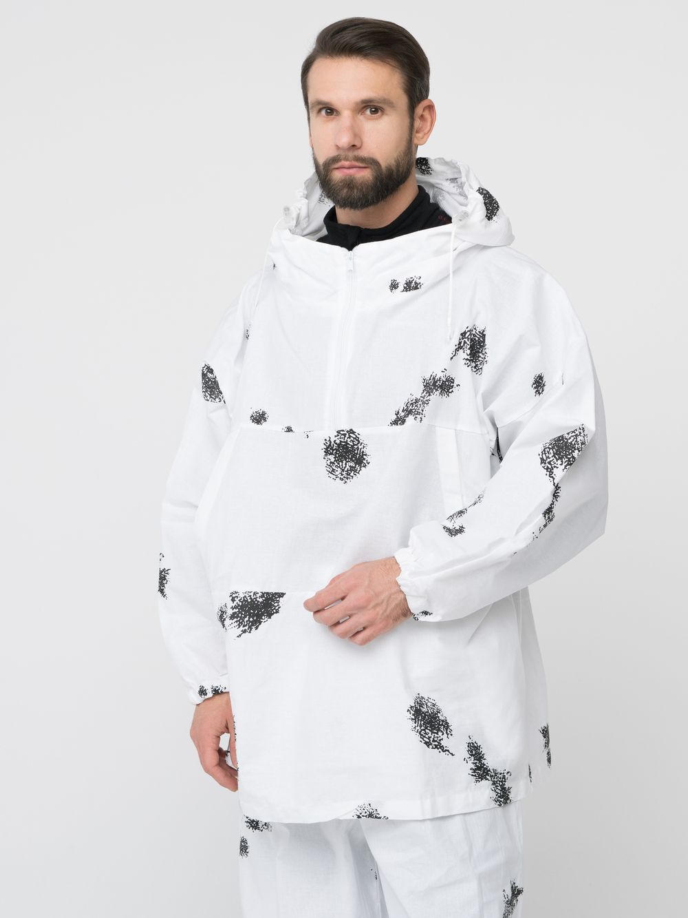 Костюм зимний маскировочный Метель ткань Бязь цвет Клякса