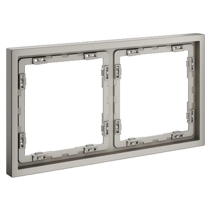 Рамка пластиковая Voltum S70 на 2 поста, (кашемир) VLS100203