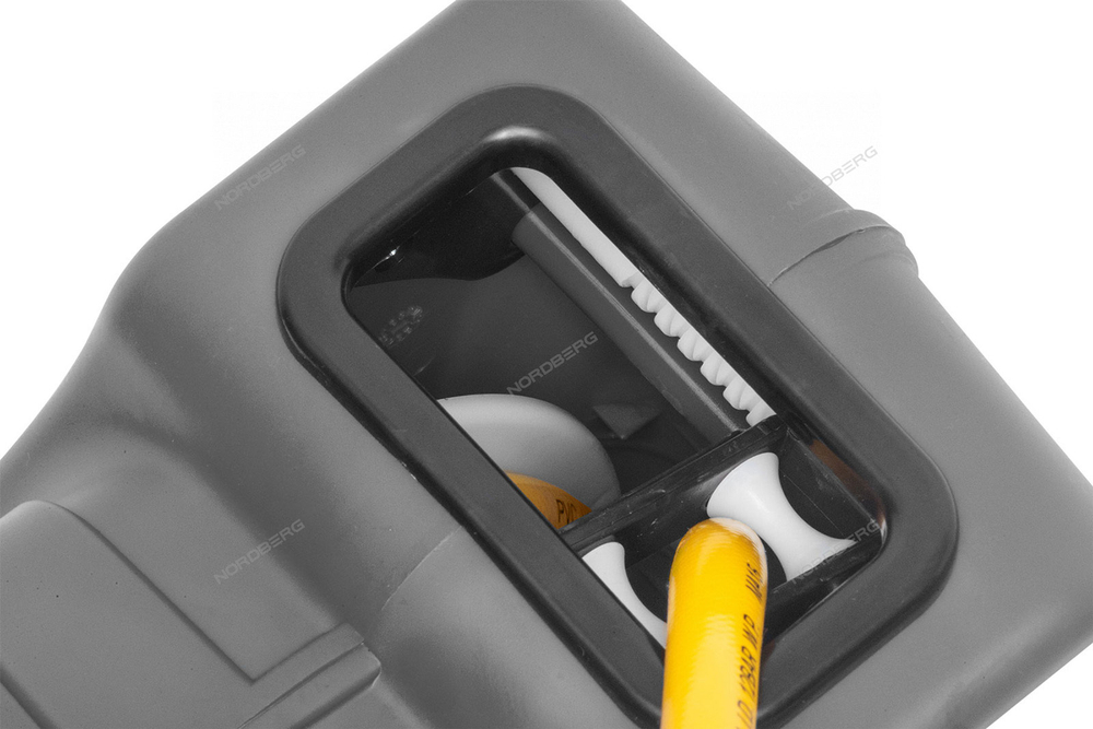 NORDBERG (2115-10G) Шланг на самоскручивающейся серой катушке, 14 м