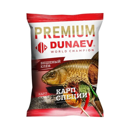 Прикормка "DUNAEV-PREMIUM" 1кг Карп-Сазан Специи