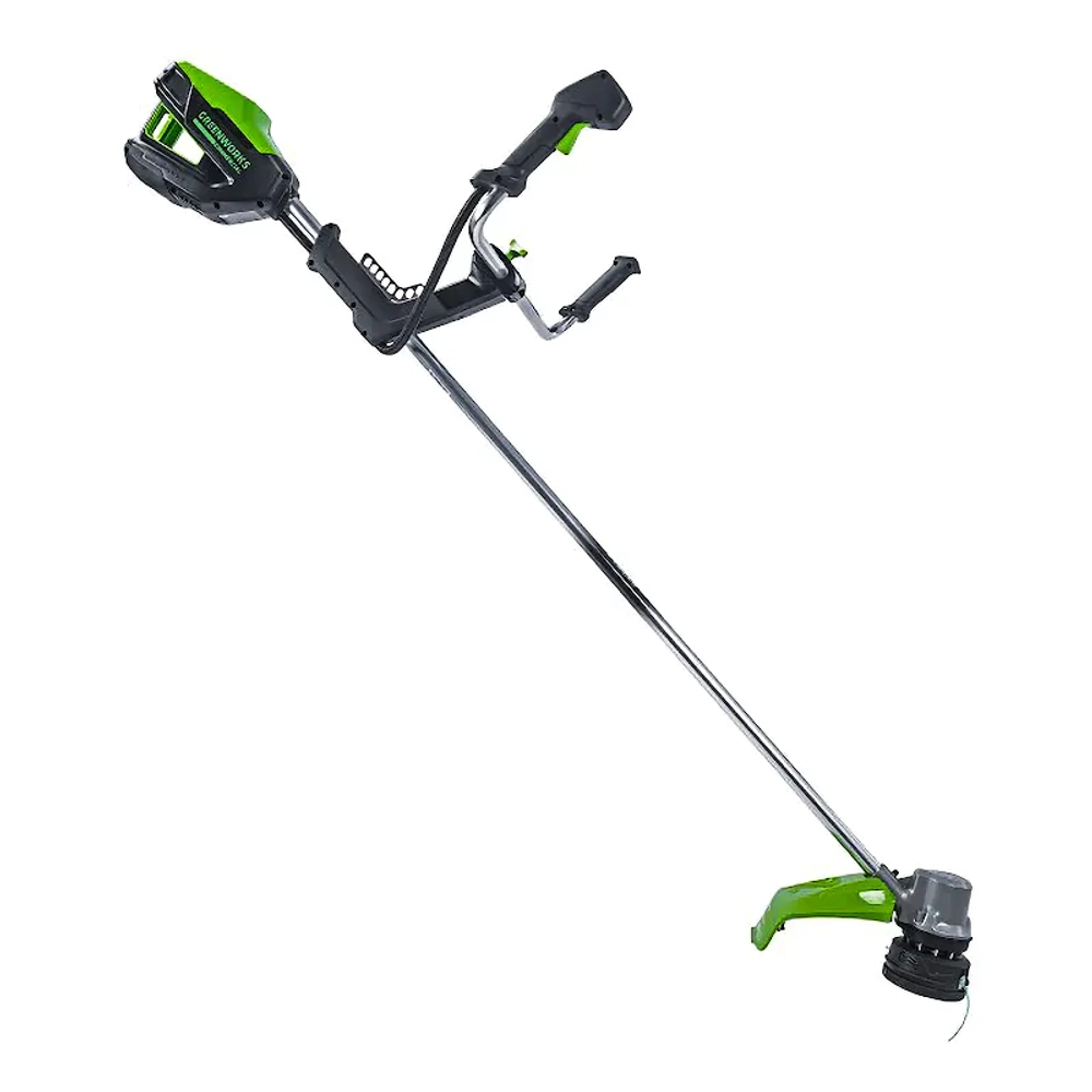 Триммер аккумуляторный Greenworks GD82BCBK2 82В (1 x 2.5 Ач, ЗУ) захват 450 мм, 8.6 кг, 2110707UA