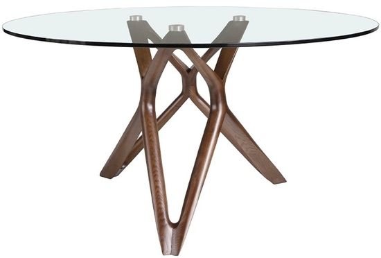 Круглый обеденный стол 1108/DT802 Ø140 из закаленного стекла Испания 