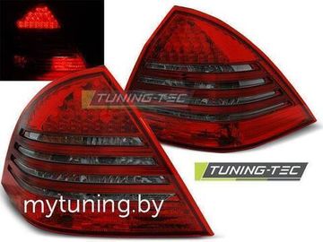Задние фонари Mercedes C W203 red smoke led