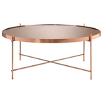 Столик Bergenson Bjorn Josen, 85 см, розовый/медный