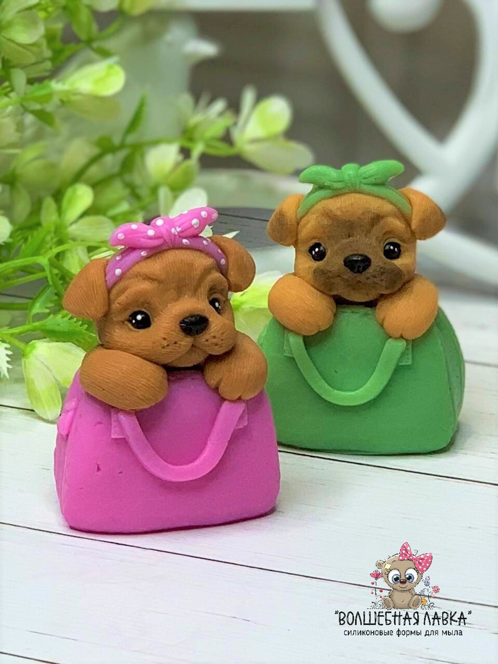 Силиконовая форма Собачка Молли