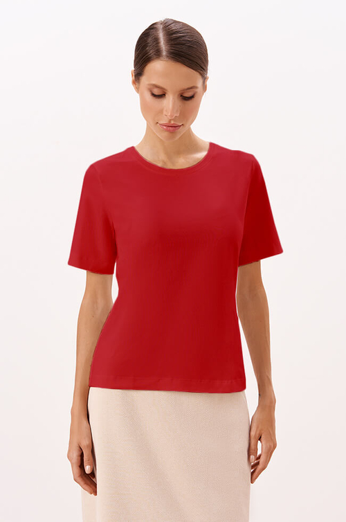 23235 Футболка женская (малиновый)