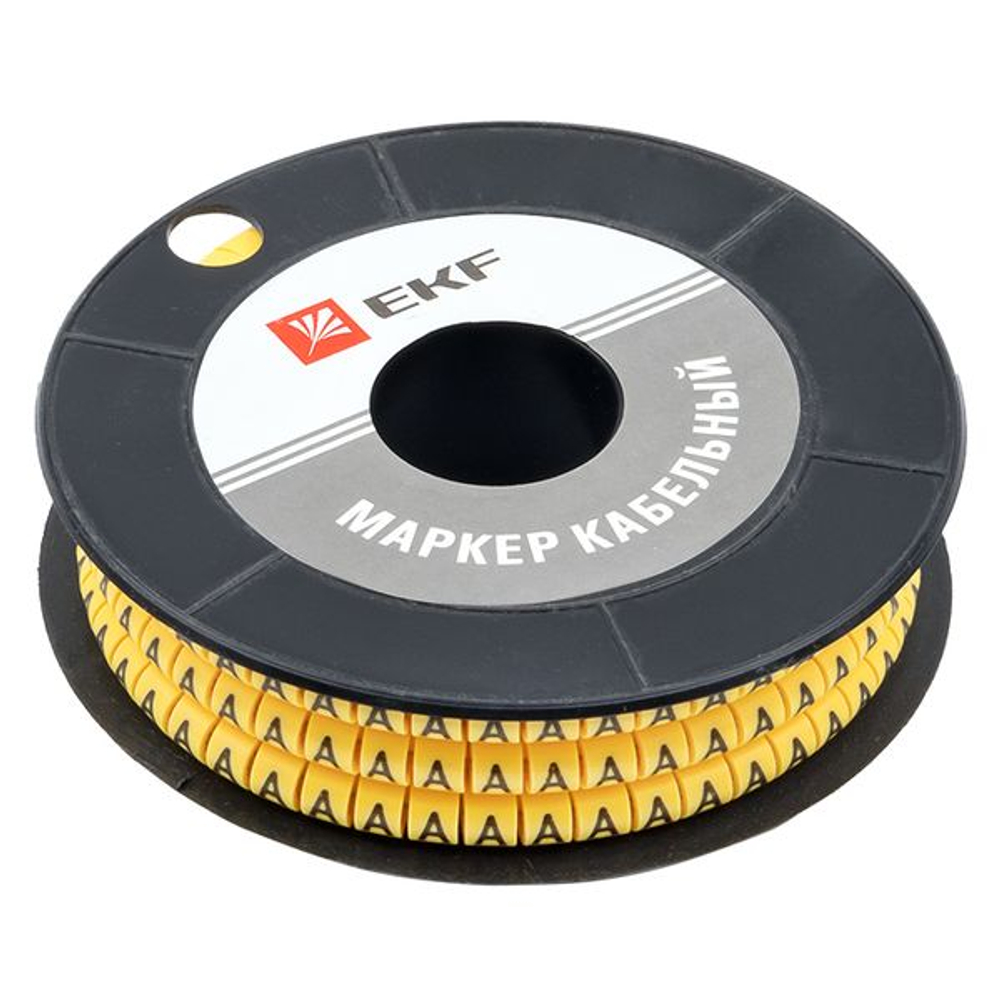 Маркер кабельный 2,5 мм2 "A" (1000 шт.) (ЕС-1) EKF PROxima (200.00 шт.)