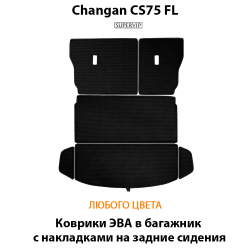 коврики эва в багажник авто для changan cs75 fl 14-нв от supervip