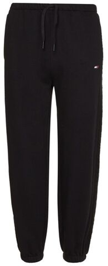 Женские теннисные брюки Tommy Hilfiger Relaxed Branded Sweatpant - black