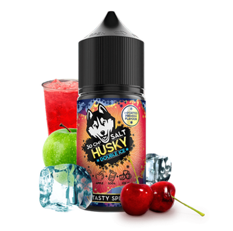 Жидкость HUSKY IMPORT DOUBLE ICE Salt (20MG STRONG) 30 ml - Tasty Splash (Вишня и яблоко)