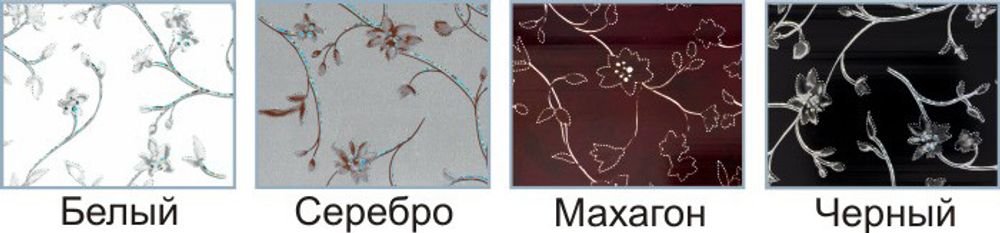 Черный "Сакура" (7см) декоративная планка (бленда)