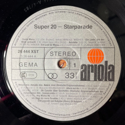 Винтажная виниловая пластинка LP Сборник Super 20 Star Parade (Germany 1978)