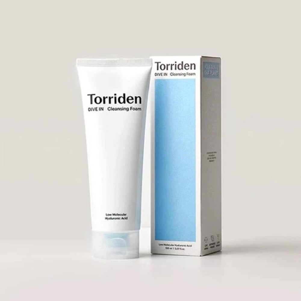 Torriden Очищающая пенка DIVE-IN Low Molecular Hyaluronic Acid Cleansing Foam 150мл