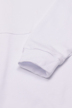 "DQ" white hoodie