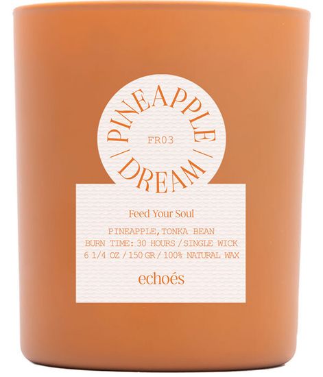 Pineapple Dream, свеча Feed your soul collection, Echoes