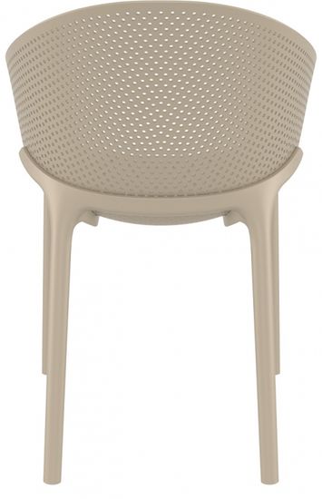 Кресло пластиковое Sky бежевое