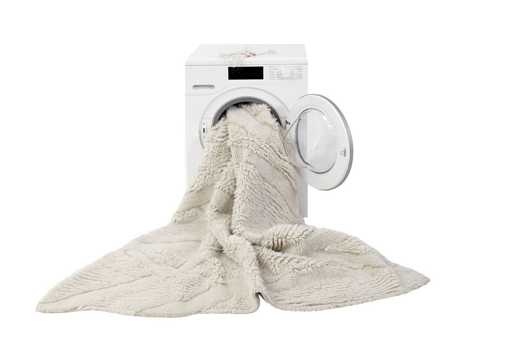 Шерстяной стираемый ковер Lorena Canals Enkang Ivory XL (200 x 300 см)