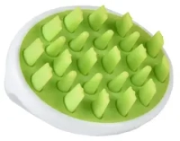 Щетка NUNBELL для мытья собак 8.5*7см силиконовая микс (10922-5454)