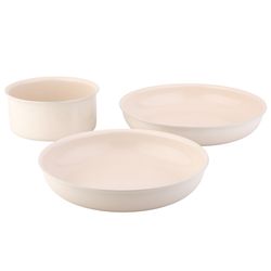 Набор посуды для приготовления со съемной ручкой Smart Ceramic, 7 предметов, цвета топленого молока