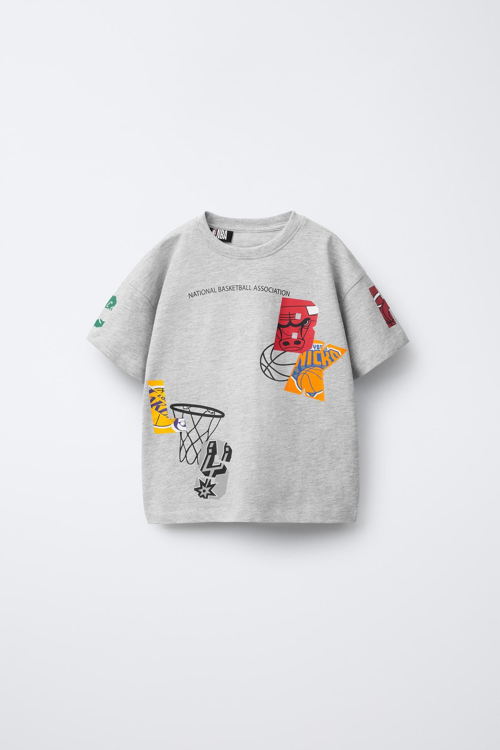 ZARA ПИЖАМА С ПРИНТОМ NBA ©, ЧЕРНЫЙ