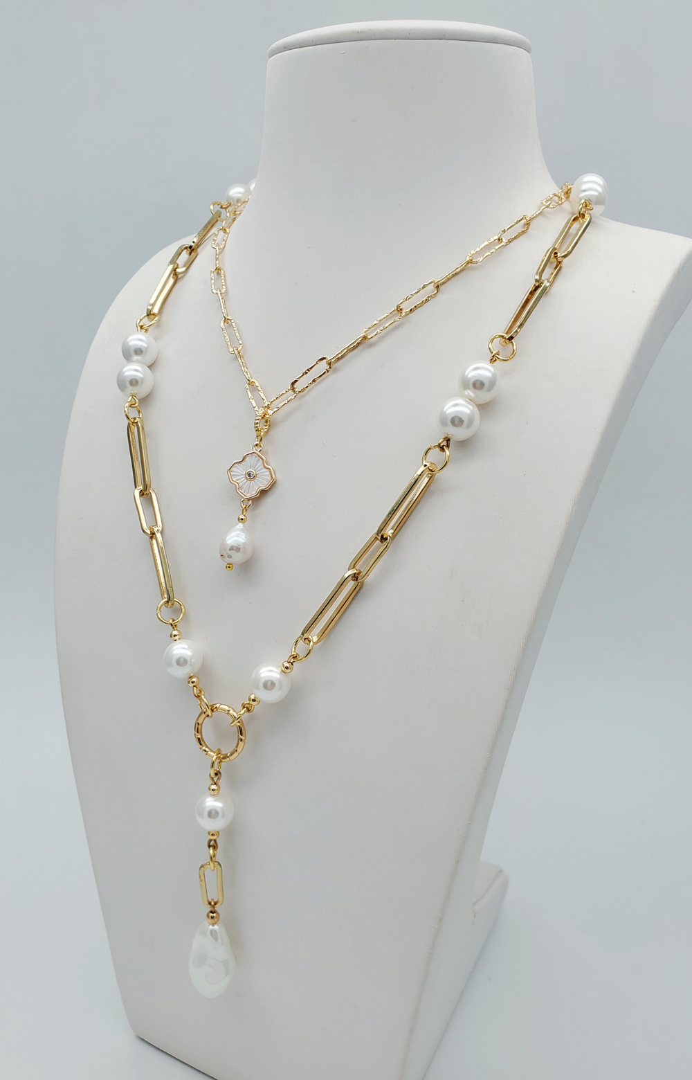 91001100 Колье SELENA PEARLS