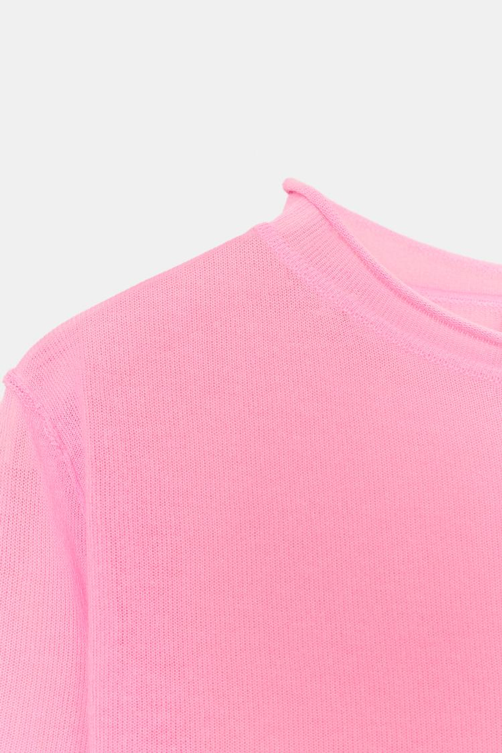 ZARA ТОНКИЙ СВИТЕР, МЯГКИЙ РОЗОВЫЙ