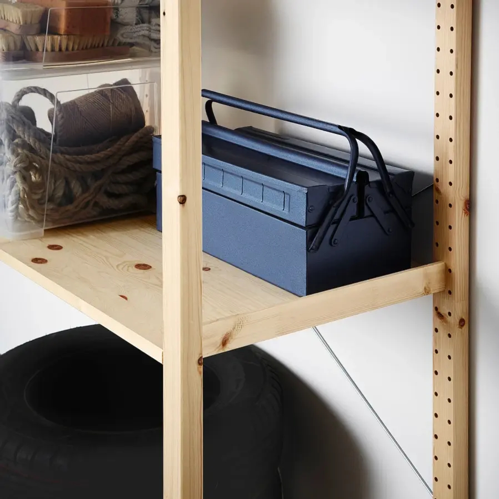 Стеллаж - IKEA IVAR, 134х50х179 см, сосна, ИВАР ИКЕА