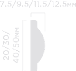 Молдинг HiWood, 40x11,5 мм