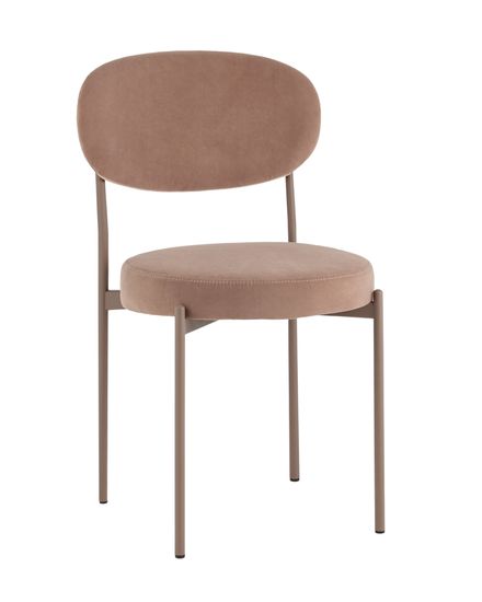 Стул Бриф DD велюр капучино каркас капучино муар