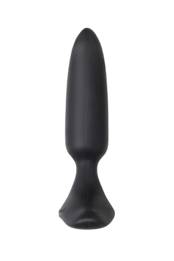 Анальная втулка LOVENSE Hush 2 (XS), силикон, черная, 12,1 см, Ø 2,5 см