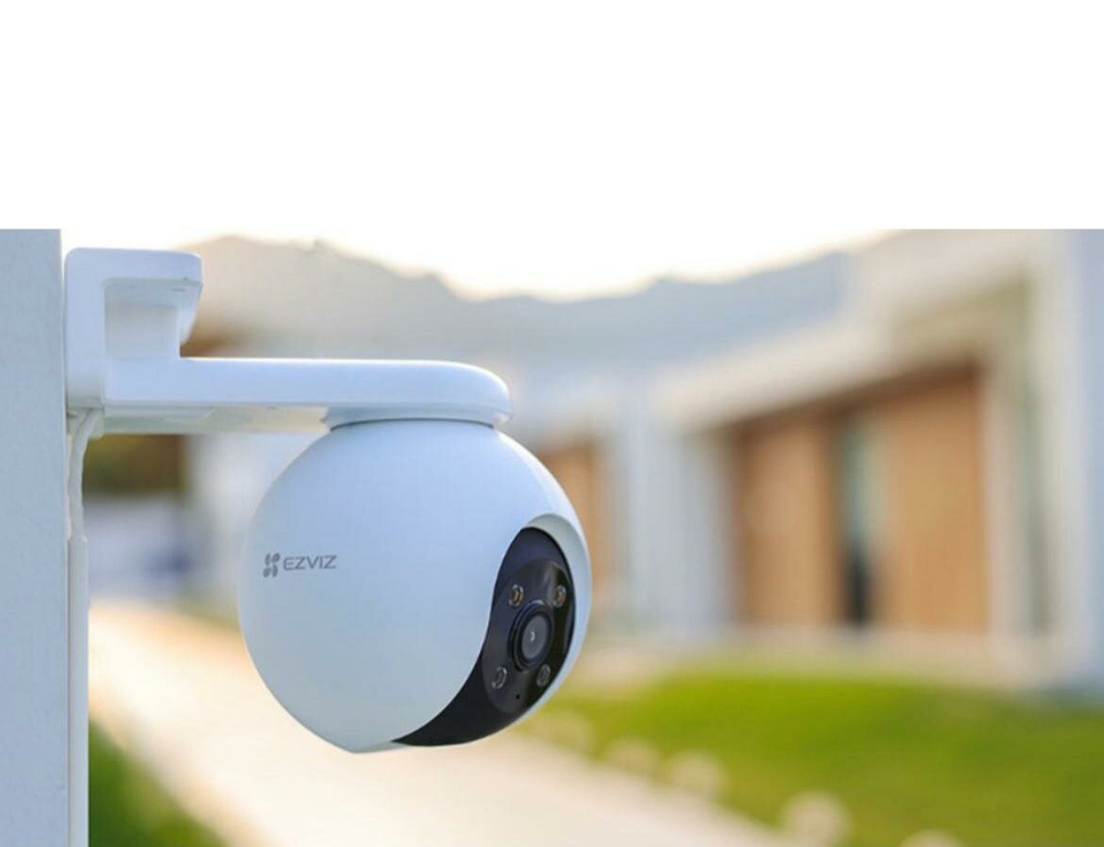 EZVIZ H8 Pro 5 МП поворотная Wi-Fi камера c распознаванием людей и авто.