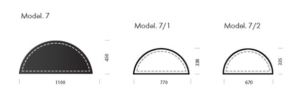 Бювар из кожи для офисного стола, Модель 7.