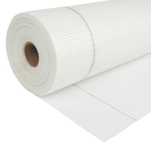 Сетка стеклотканевая фасадная Крепикс 1х50 м 165 г/м² ячейка 4х4 мм BauTex