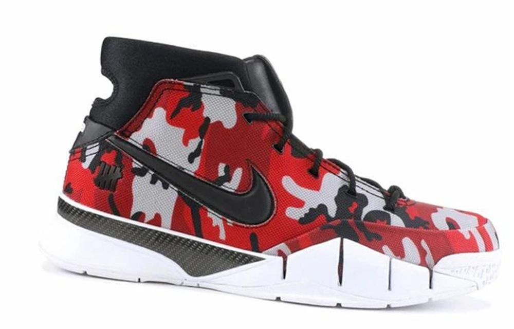 Кроссовки Undefeated X Nike Zoom Kobe 1 Protro Red Camo (Santa Monica)