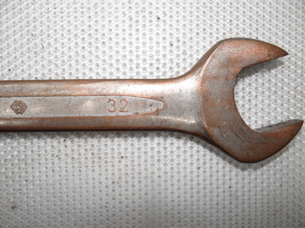 Ключ гаечный рожковый двухсторонний 30х32 CHROME VANADIUM