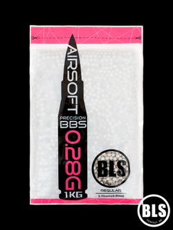 Шары BLS 0,28 g (белые, 3500 шт, 1 кг, пакет)