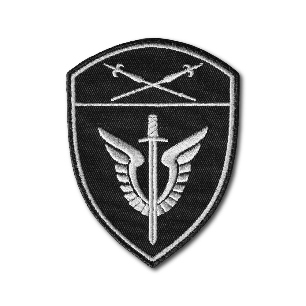 Нашивка ( Шеврон ) На Рукав ФСВНГ ( Росгвардия ) Восточный Округ ОМОН Черная | ATRIBUTICASTORE.RU