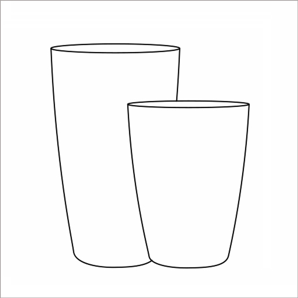 Кашпо, коллекция Surface, форма CONUS