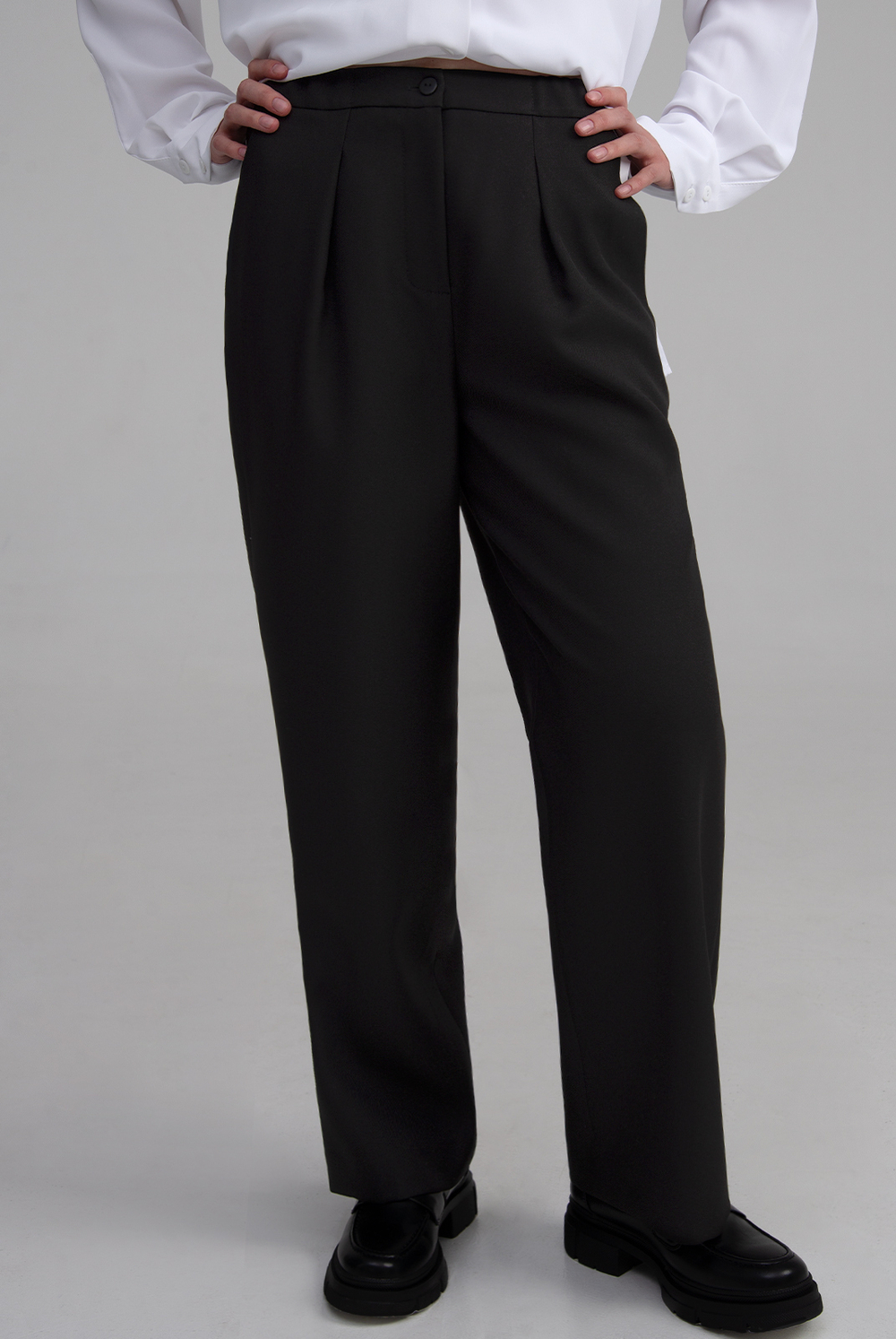 Брюки женские 4556В, черный #484Чер614556В