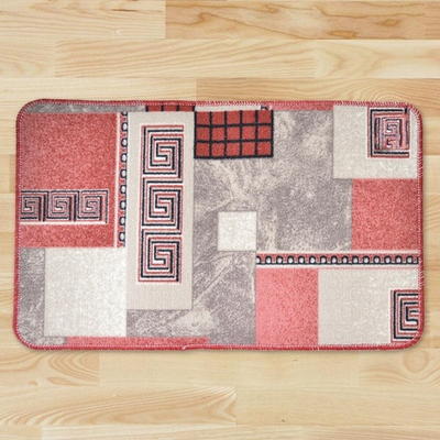 Коврик 50*80см Люксор Люкс Принт ворс 3мм, красный (ассорти) 433682