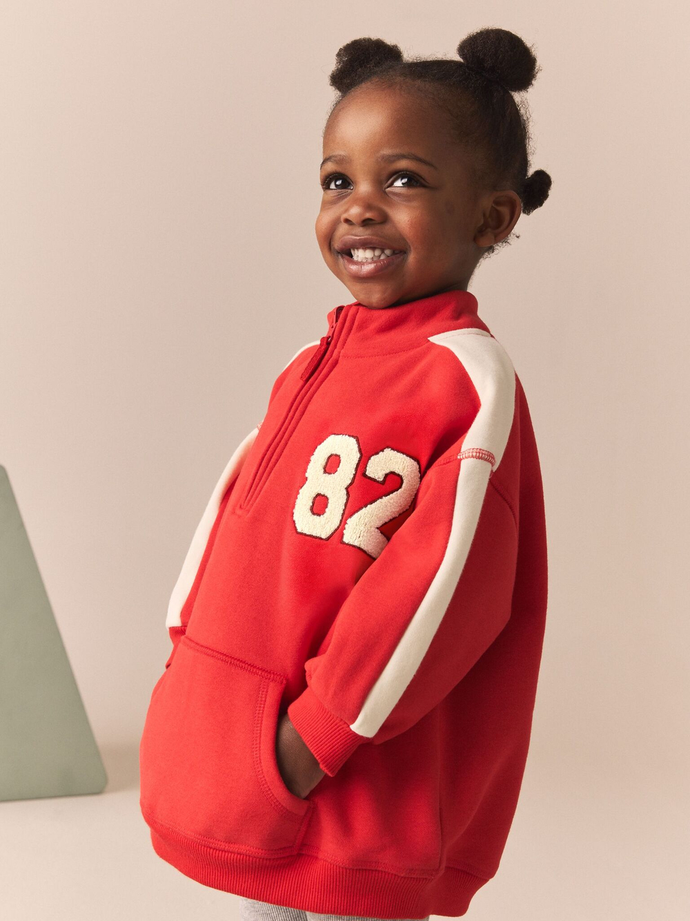 Толстовка и легинсы в комплекте для девочки Next B83-402, Красный, Серый