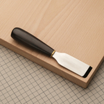 Нож прямой с закругленным уголком для шерфовки и раскроя