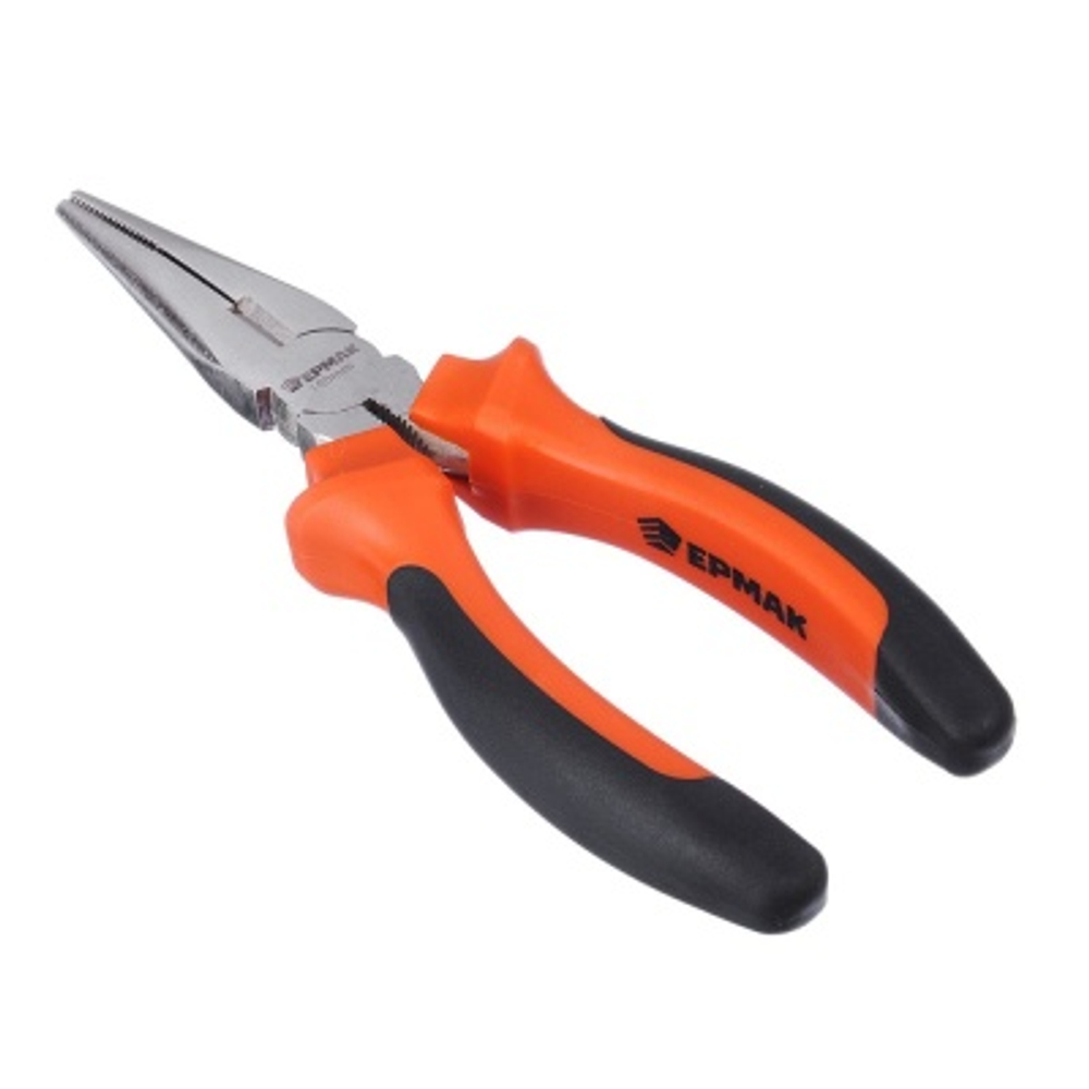 Тонкогубцы 160мм ЕРМАК Никель