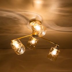 Citilux Клод CL137142 Люстра потолочная Золото